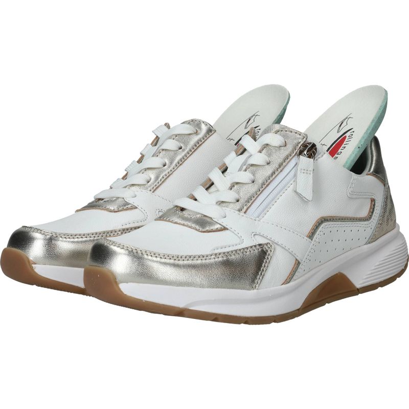 Gabor Rollingsoft Sneakers Wit Dames
