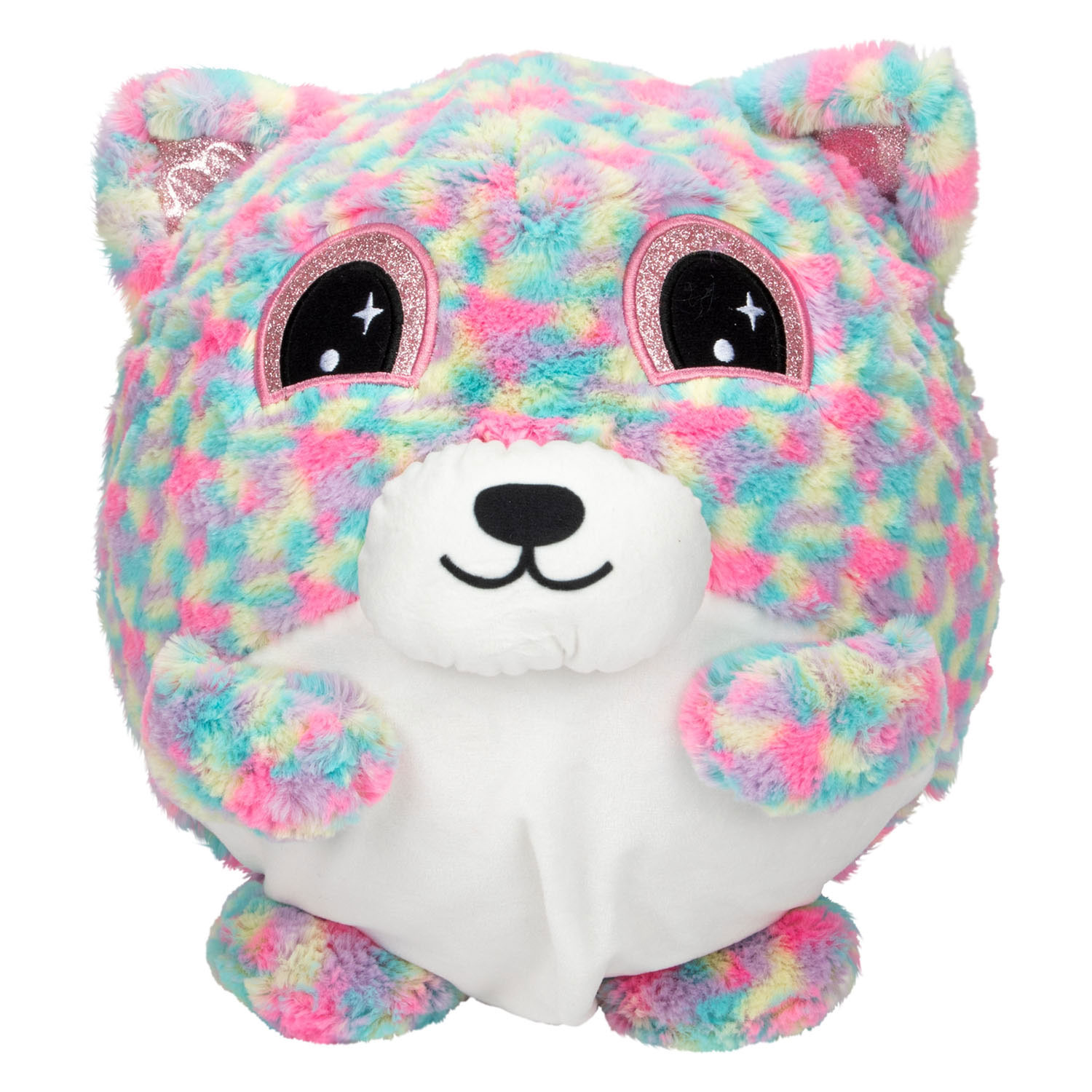 Opblaas Knuffeldier Pluche, 30cm