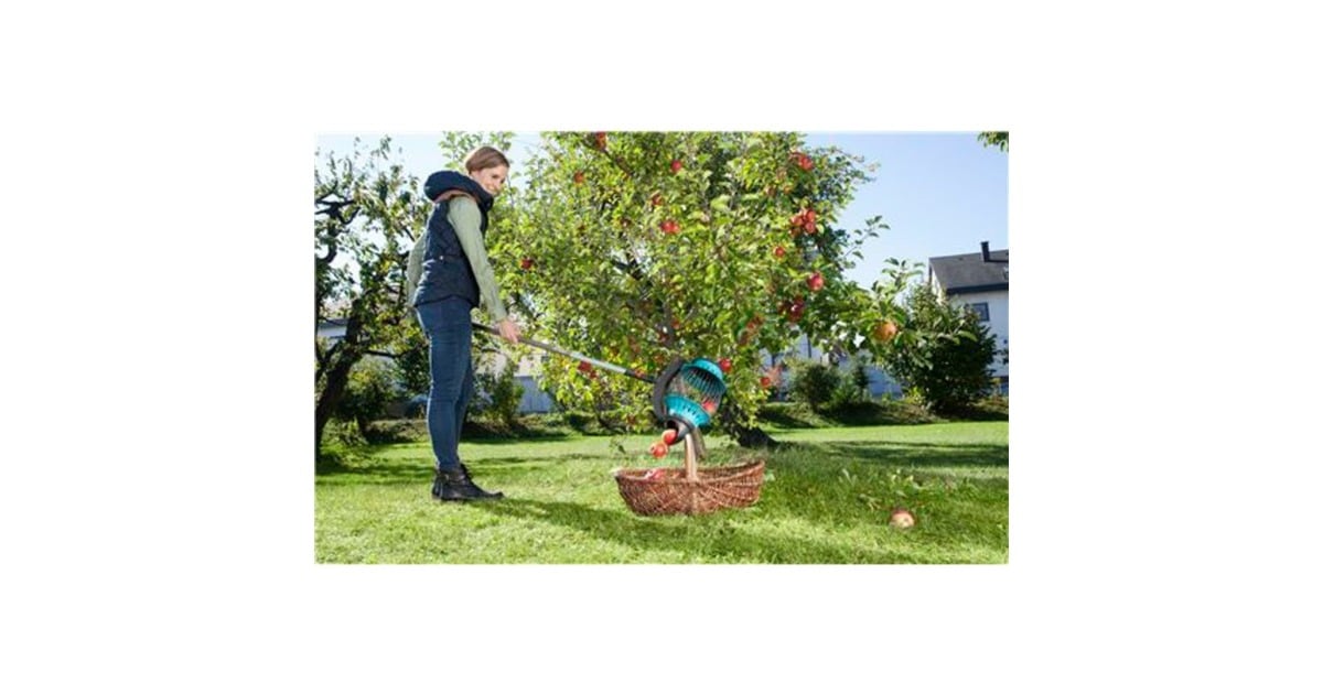 GARDENACombisystem fruitverzamelaar fruitplukker  (Zwart/turquoise, 3108-20)
