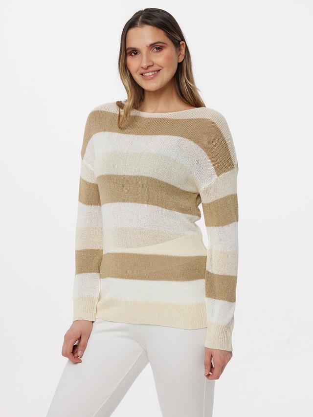 Pullover Bändchengarn