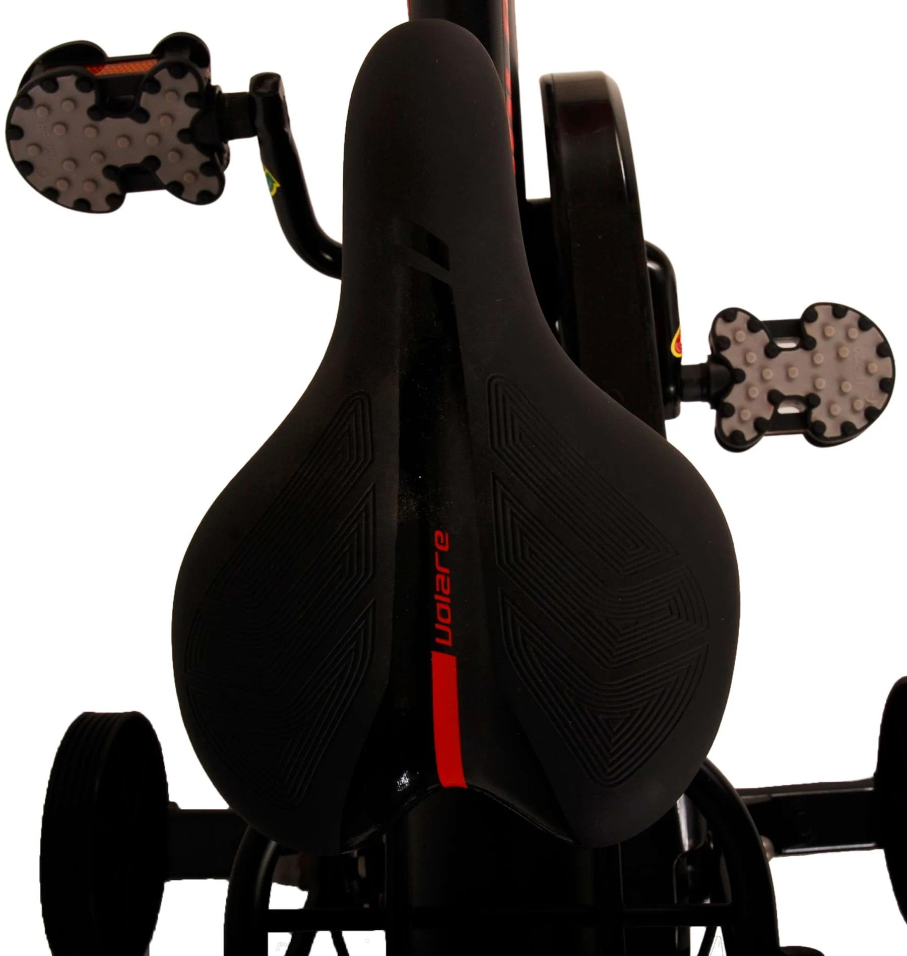 Kinderfahrrad Thombike für Jungen 12 Zoll Kinderrad in Schwarz Rot