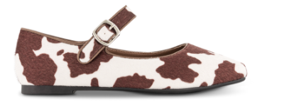 NOË Collection Mary Jane Ballerina Cow 2415510832