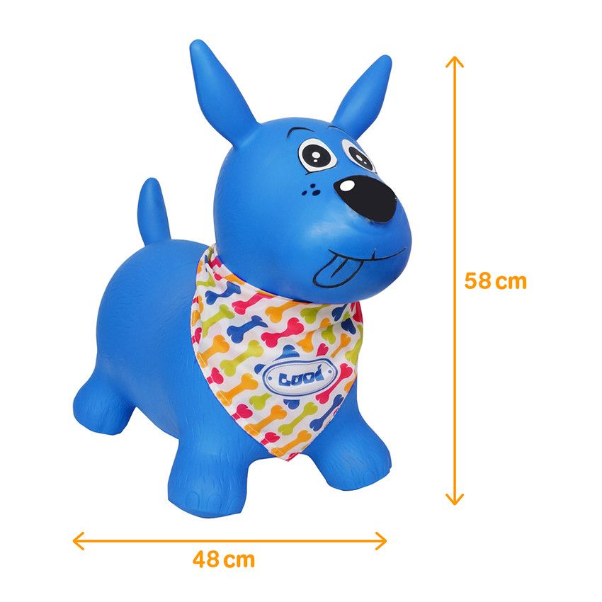 Mon Chien sauteur - Bleu - Doré