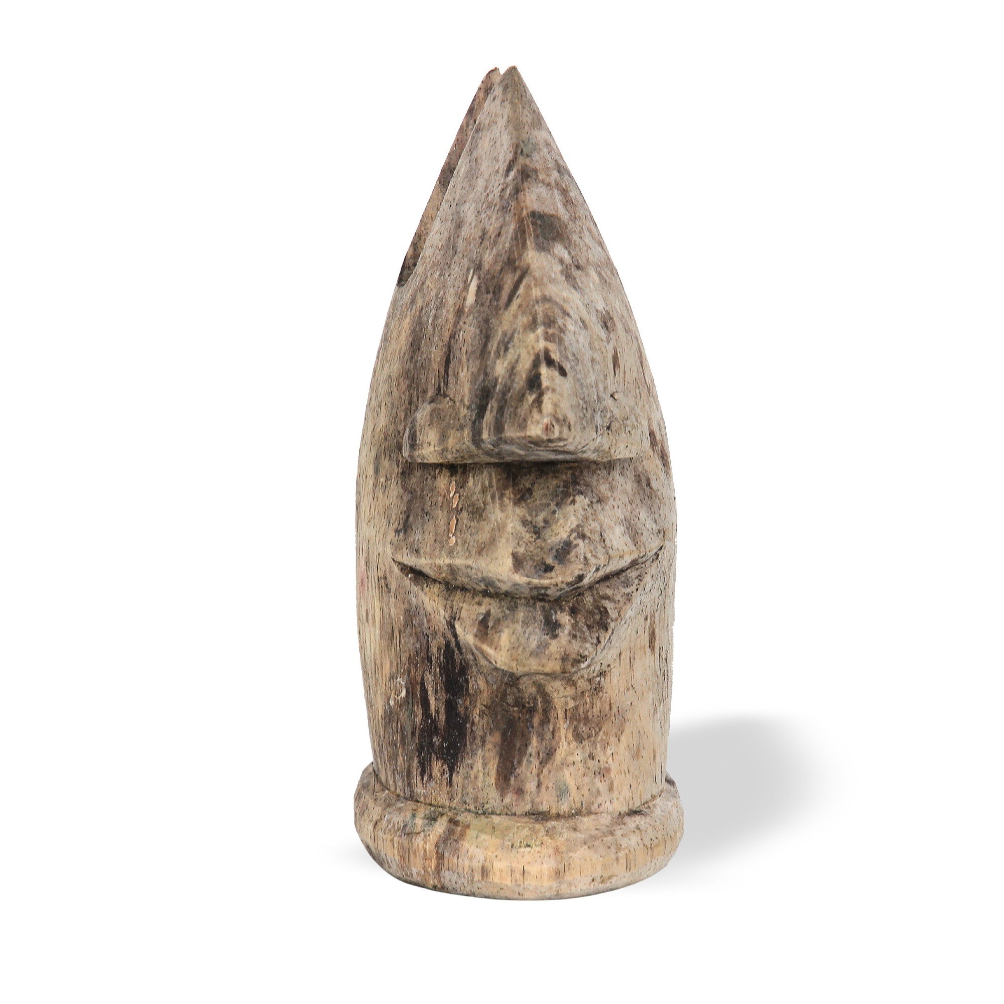 Brillenhalter 'Holzgesicht', natur, H 15 cm, B 7 cm, T 10 cm von fischer's lagerhaus
