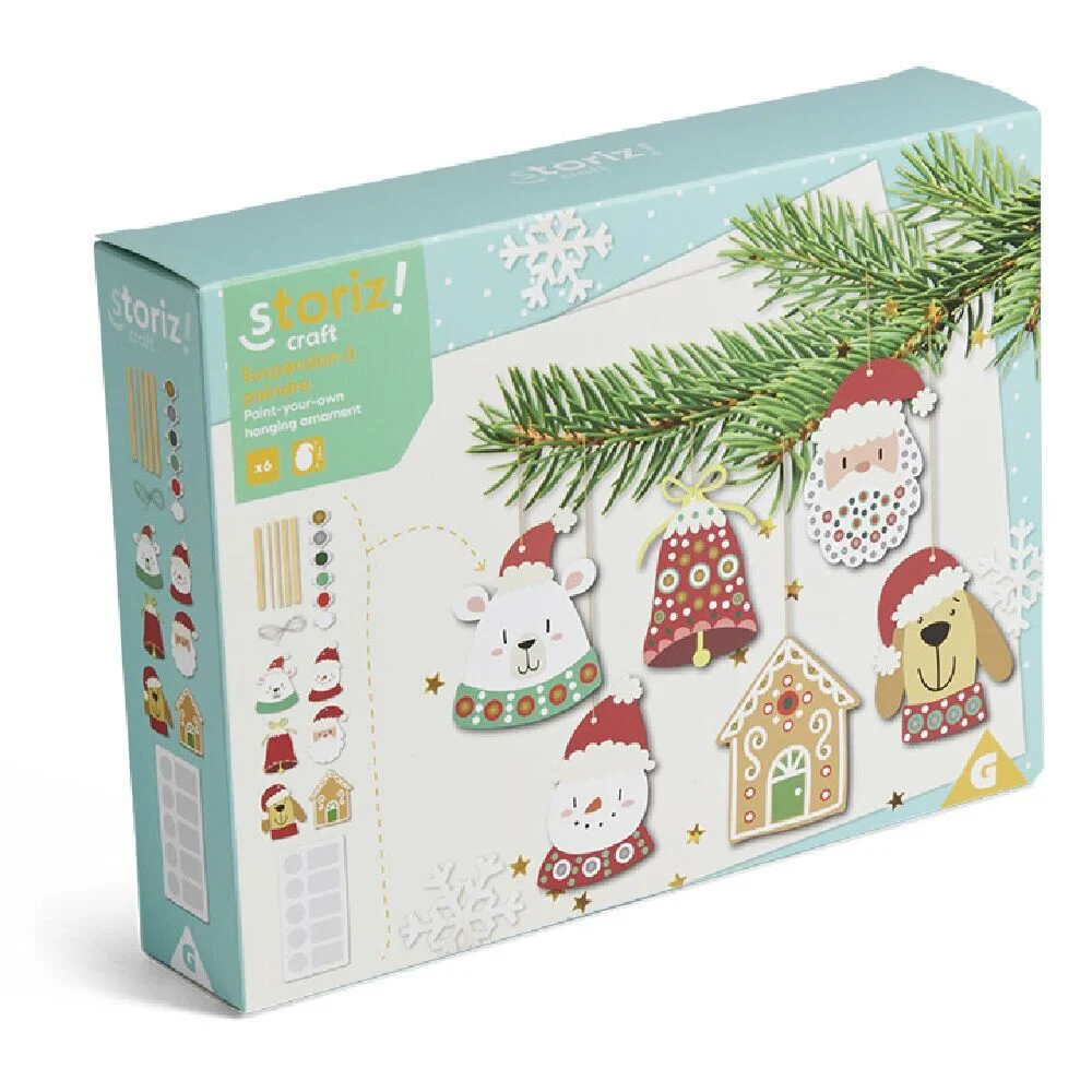 Suspension de Noël à confectionner x6