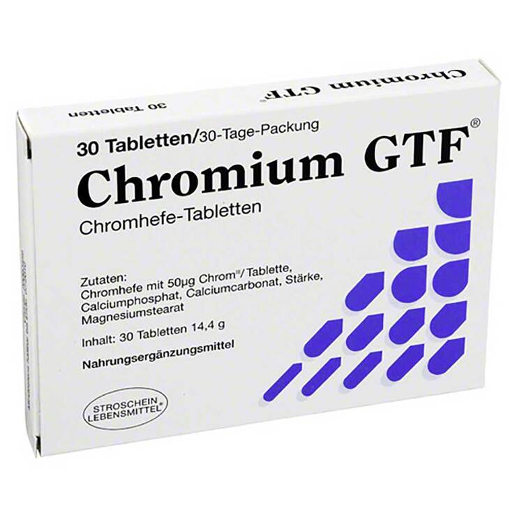 Chromium Gtf Tabletten, 30 St