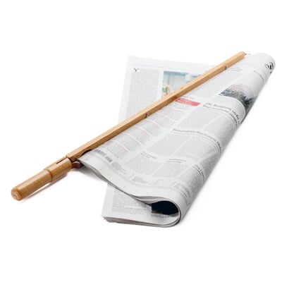Zeitungshalter Buchenholz