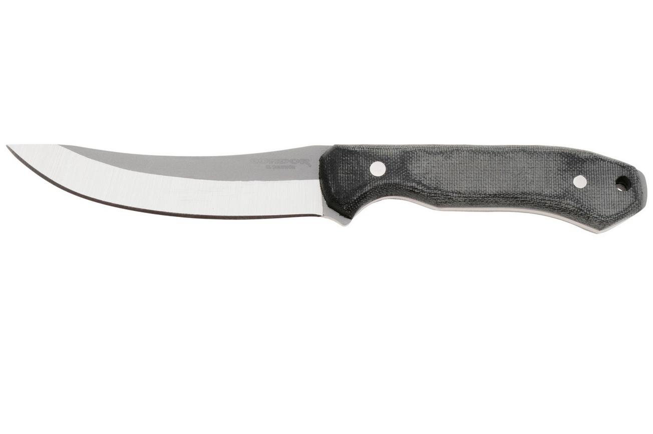 Condor K-Night Scullery CTK1836-46MSK, Blasted Satin Sandvik 14C28N, Black Micarta vaststaand mes, Jason Breeden design