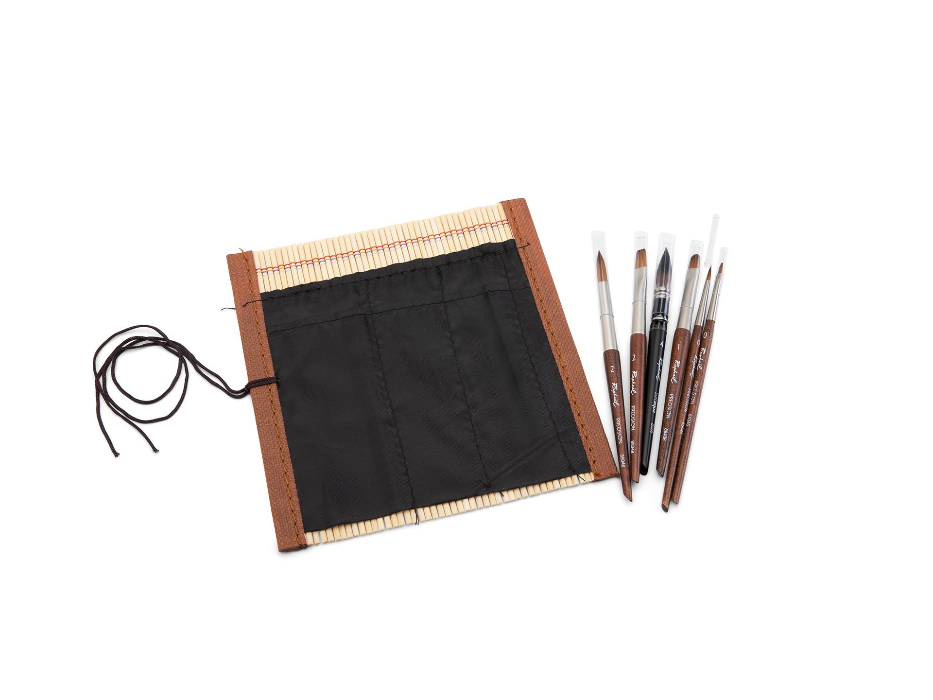 Raphaël Reiseaquarellpinsel mit Bambusmatte, Set