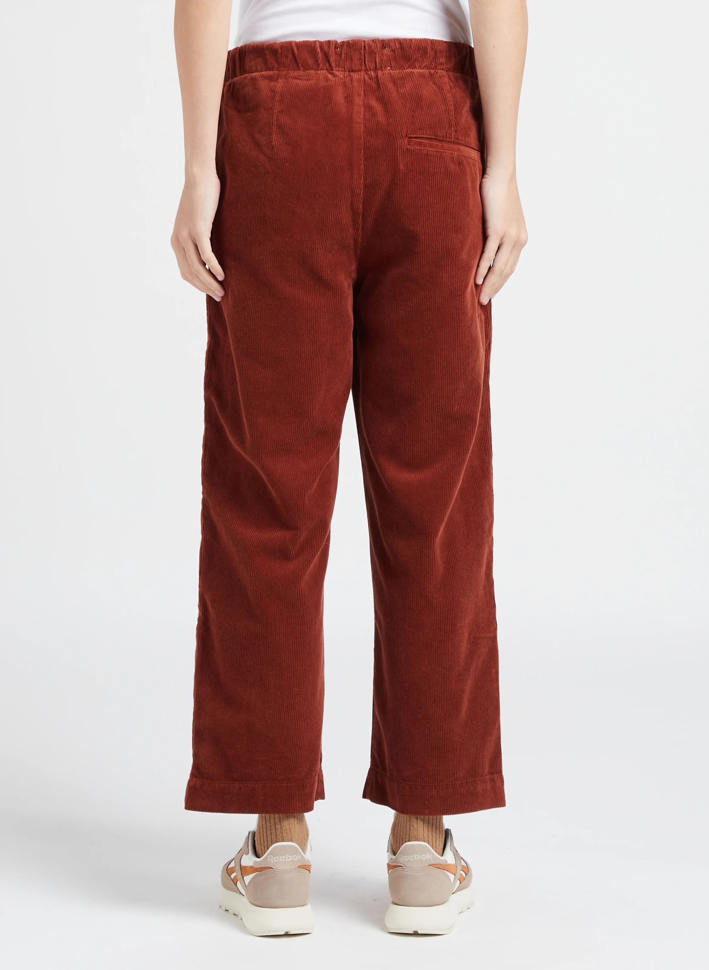 PENNY - Pantalon droit en coton | Marron