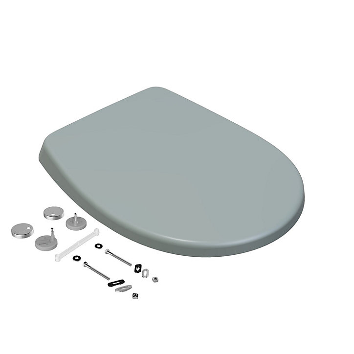Abattant WC gris clair brillant Classic Bemis