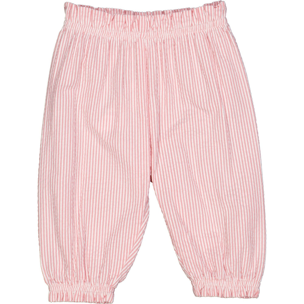 Køb Müsli Balsam Cream/ Bubblegum Seersucker Stripe Flared Bukser Baby