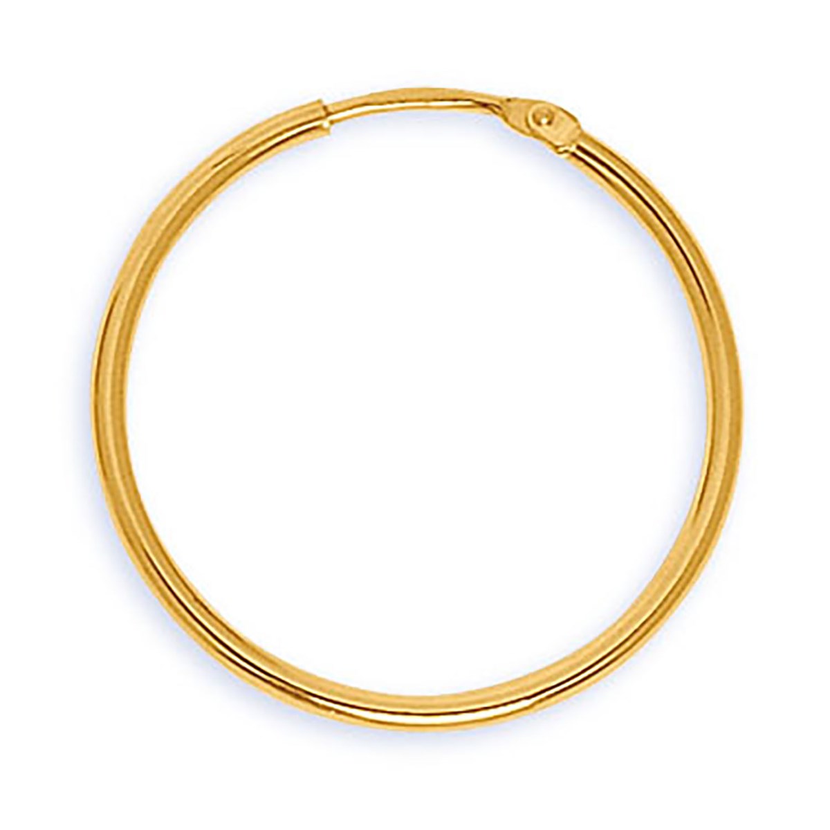 Créoles Brillaxis 25 mm or jaune 18 carats