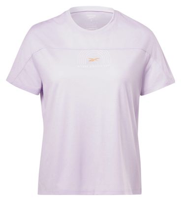 Maillot Manches Courtes Reebok Workout Ready Supremium Femme Rose