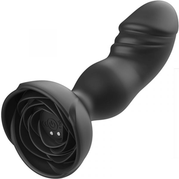 Armony Extreme a Bloom Vibrador Rose e Controle Remoto de Plug Anal Preto
