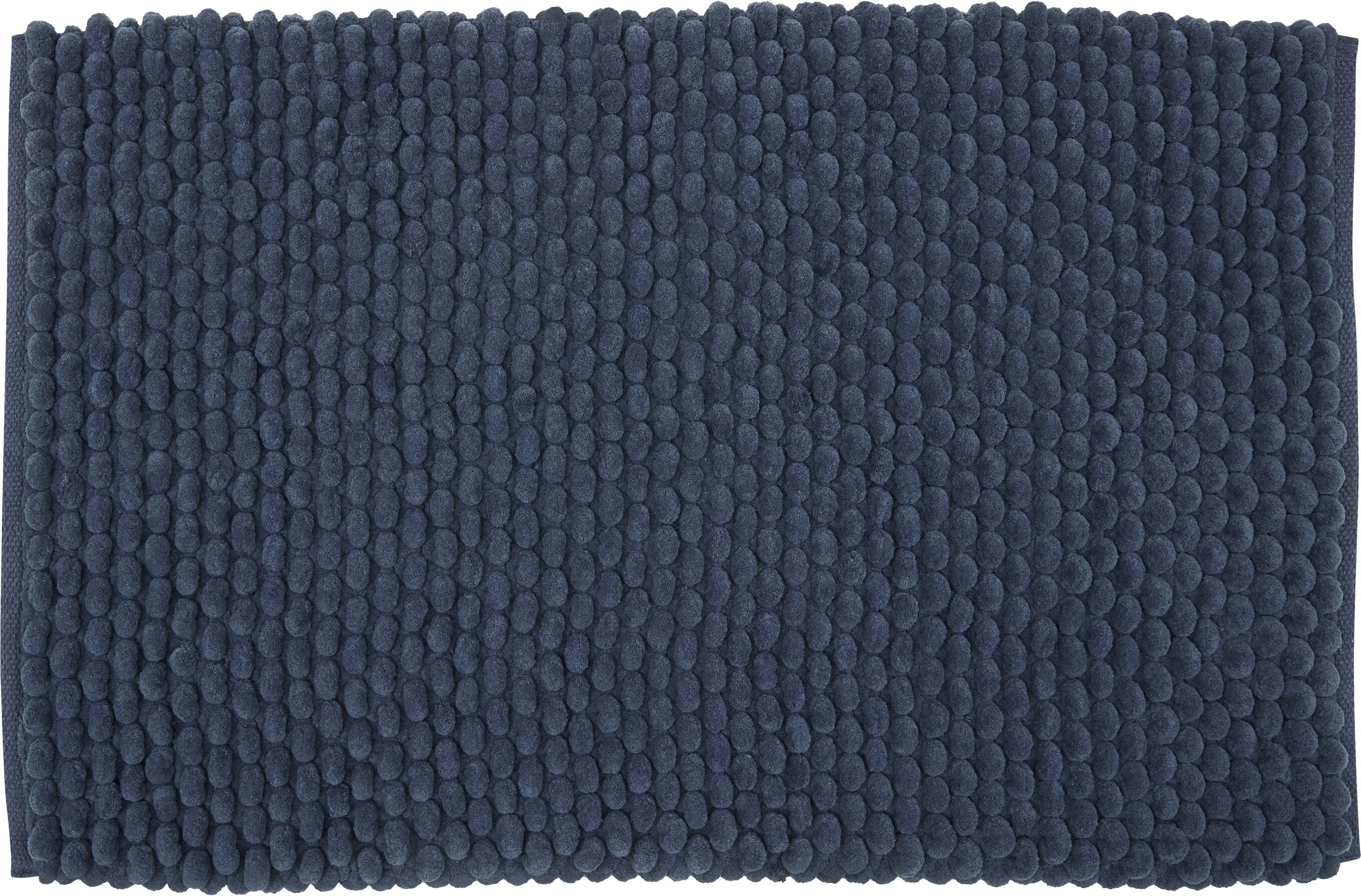BUBBLE Badteppich - Blau / B: 60.0 cm x H: 90.0 cm