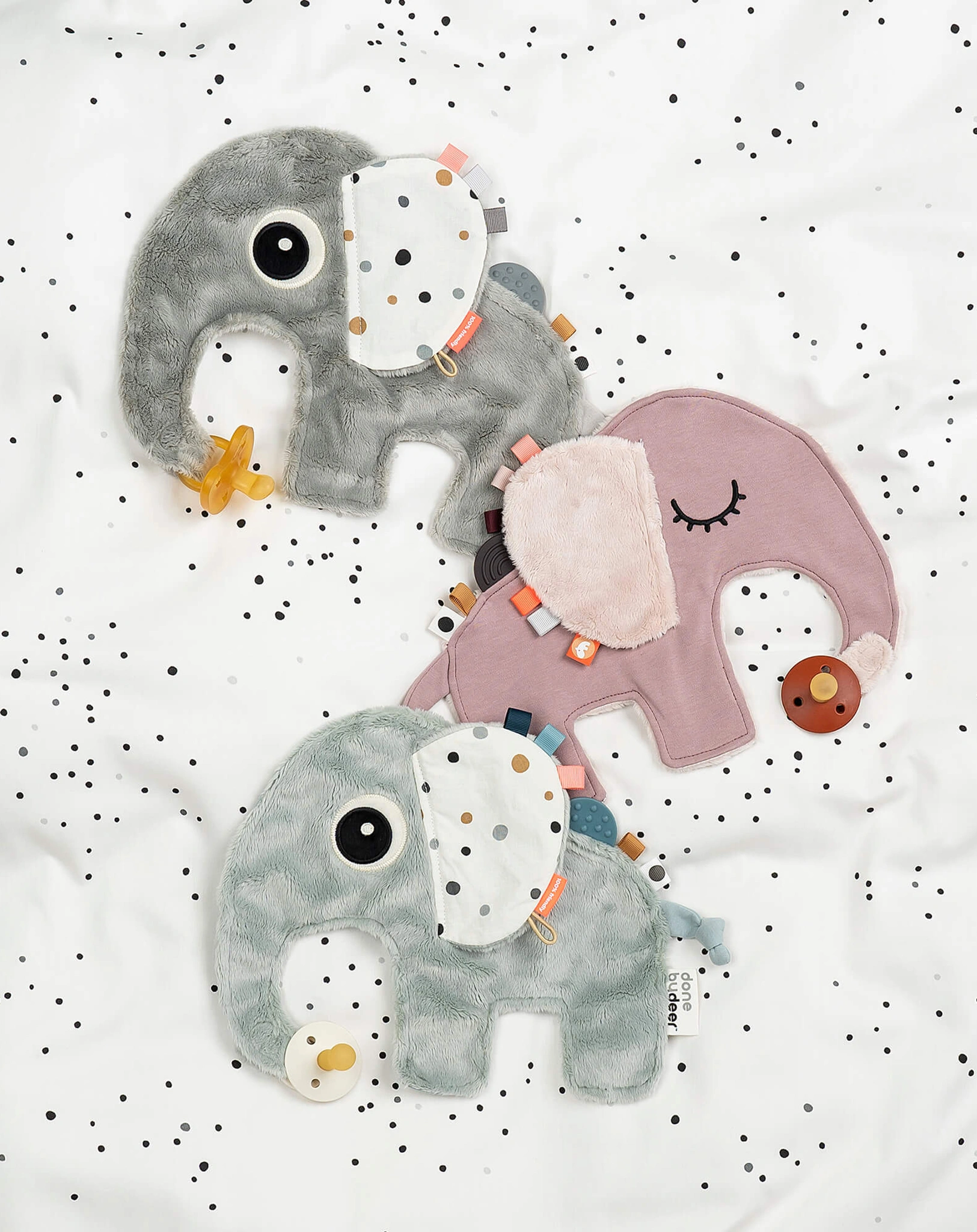Schmusetuch COZY FRIEND - ELPHEE (25x20) in rosa