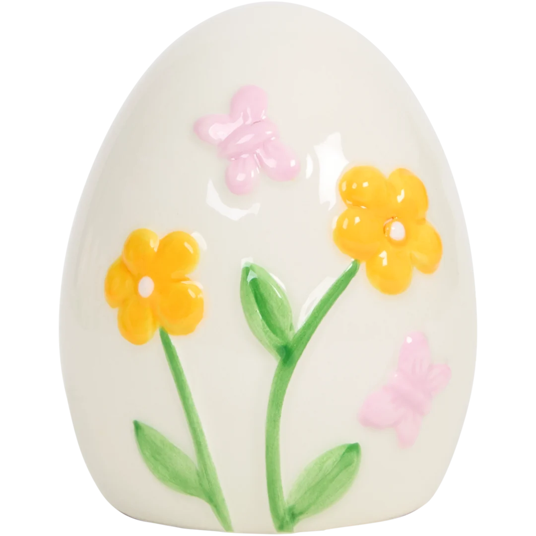 Decoratief paasei 8 cm | diverse kleuren