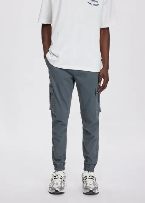Twill cargobroek grijs (GRS.D)