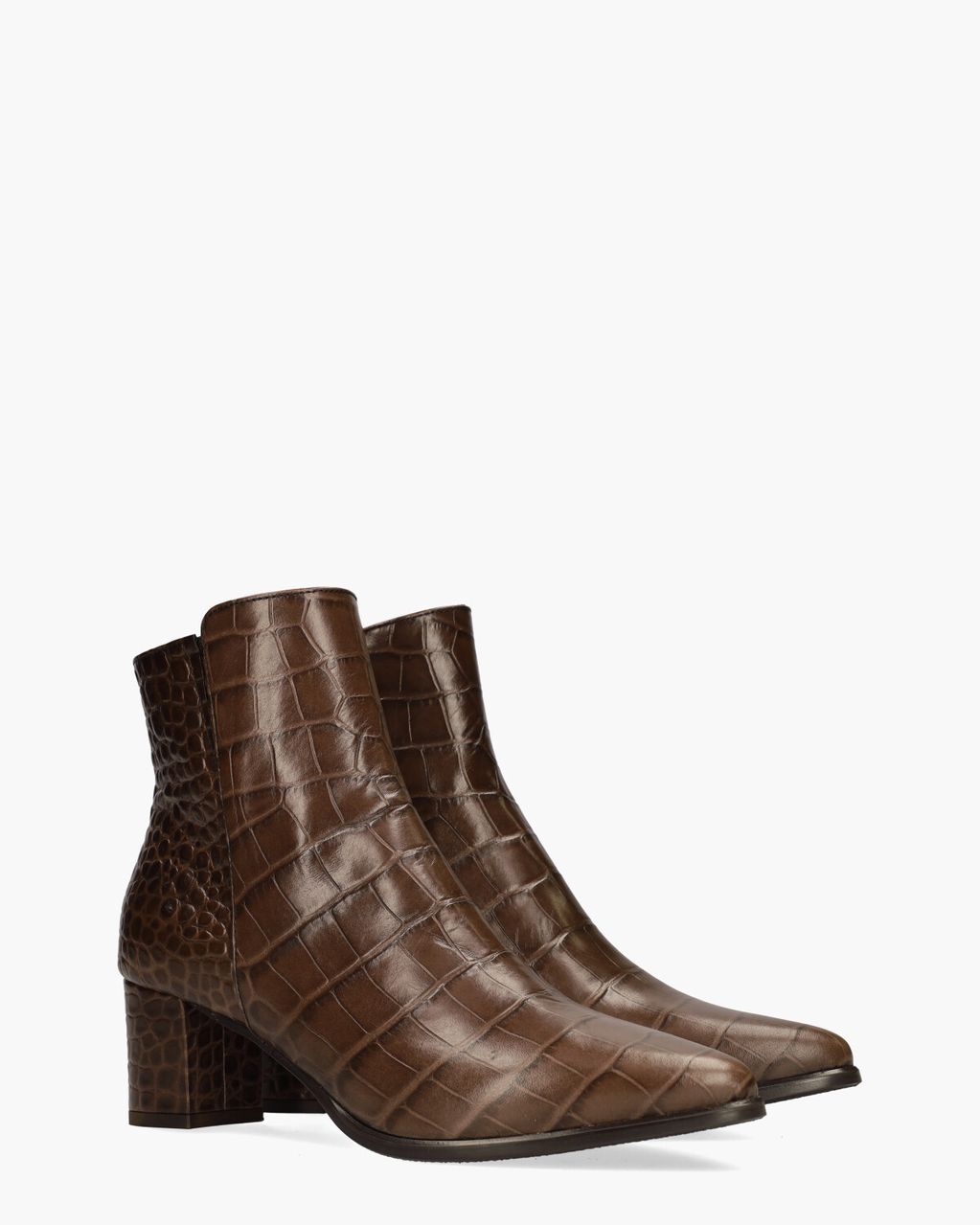 Nalini 21I078C Donkerbruin Dames Enkelboots