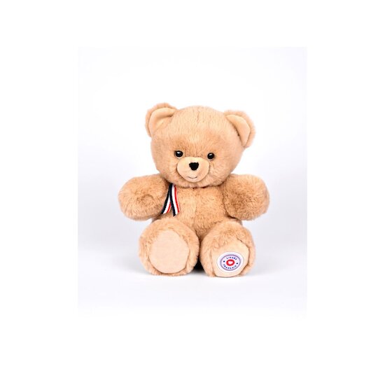 Ours en Peluche Articulé Français   Beige        25 cm   de               L'ours français