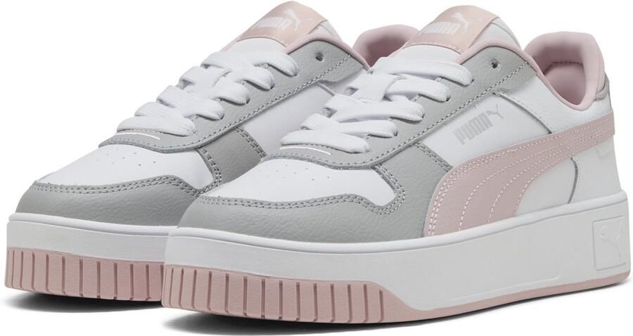 PUMA Carina Street Dames Sneakers White-Mauve Mist-Gray Echo
