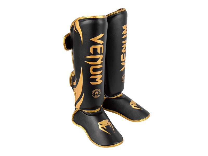 Venum Challenger Standup Shin Guards Gold/Schwarz, XL Schienbeinschoner
