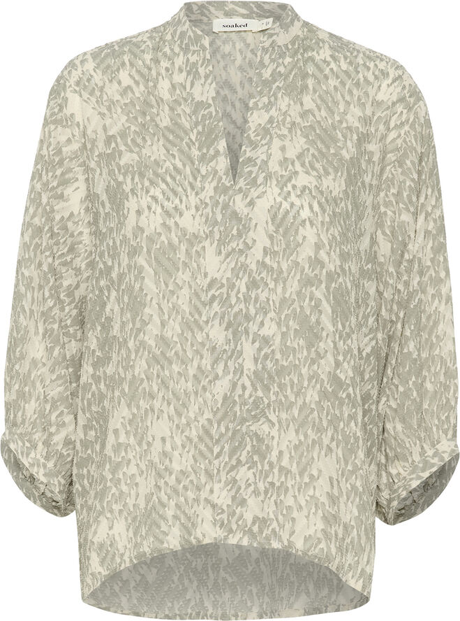 Soaked in Luxury SLOsaka Amily Blouse Shadow drop print