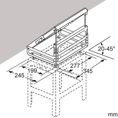 Adaptador para telhados inclinados 00747448DHZ1241