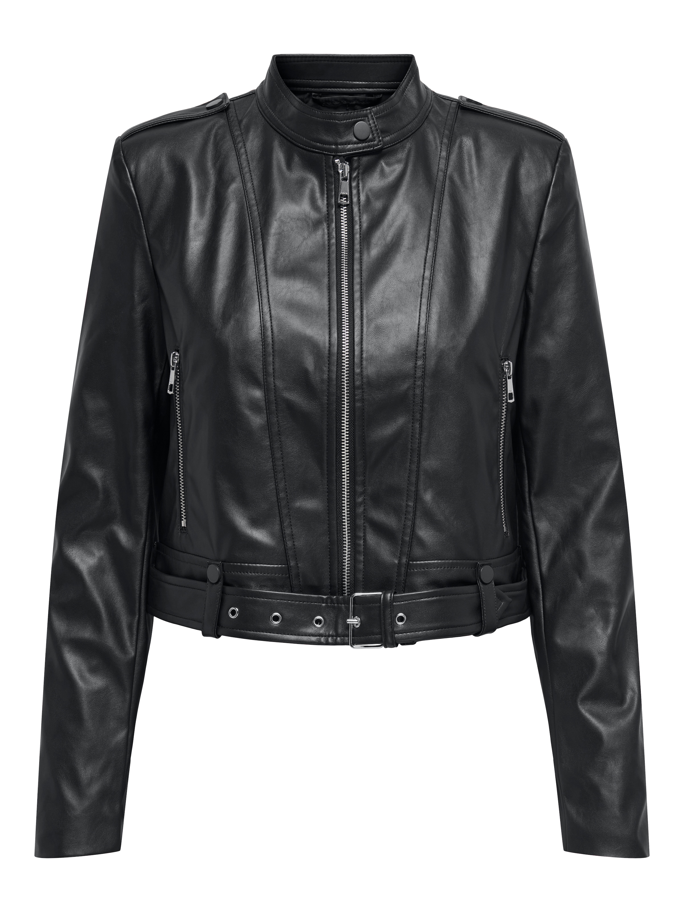 ONLY Lederimitatjacke »ONLSADIE FAUX LEATHER JACKET CC OTW« ohne Kapuze