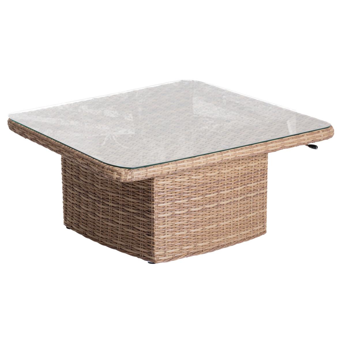 TABLE SALON RELEVABLE MOOREA CARREE SAVANA