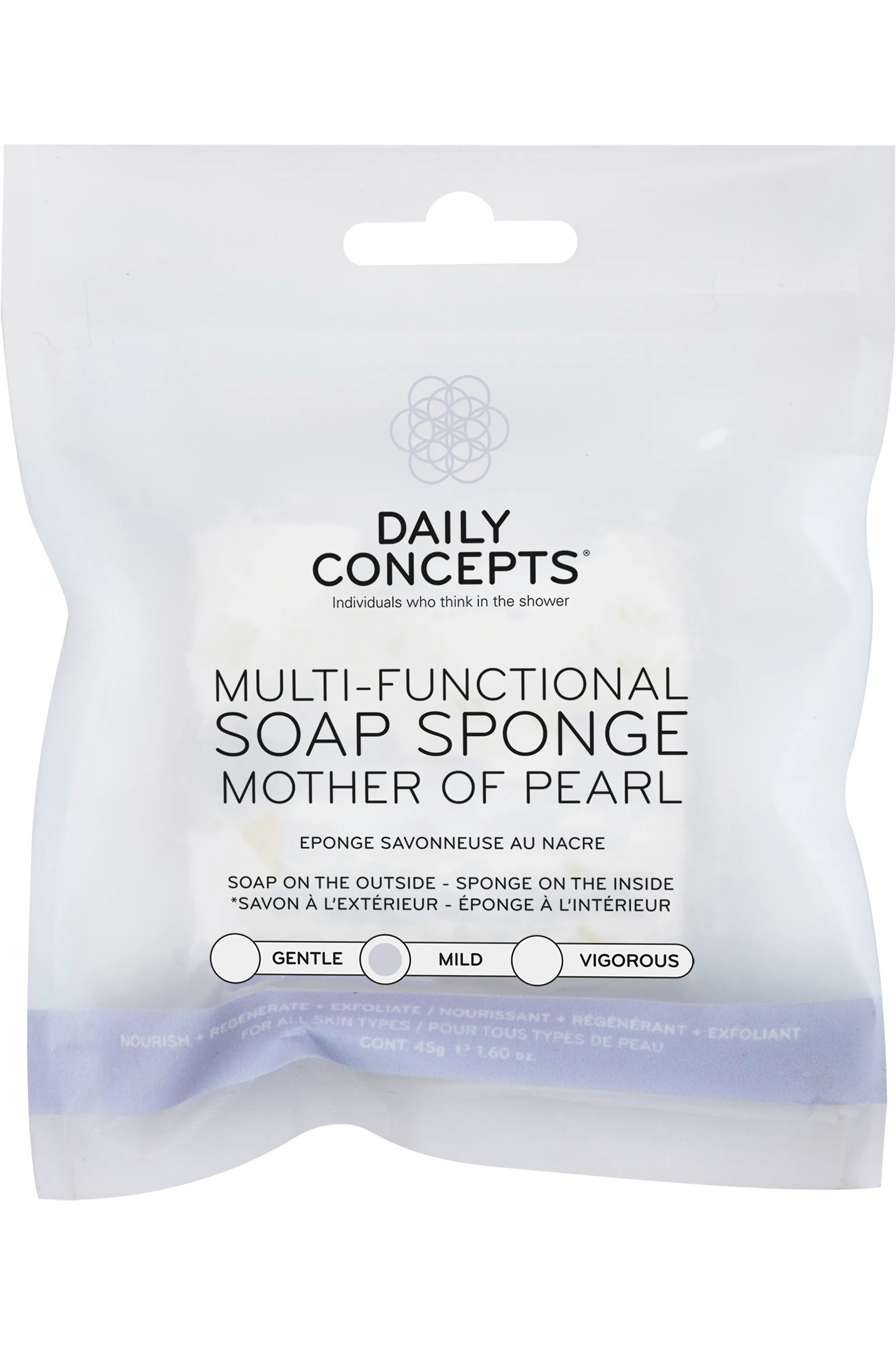 Daily Concepts Éponge savonneuse au Nacre-44 g