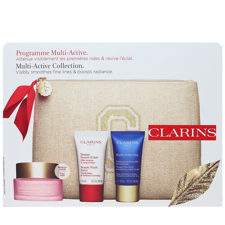 Coffret Multi-Active jour crème 50ml nuit 15ml baume 15ml