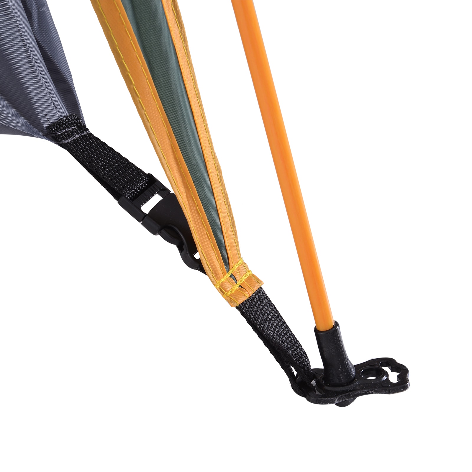 Outsunny Quick-Up-Zelt für 2 Personen + 1 Kind dunkelgrün 210 x 210 x 140 cm (LxBxH)