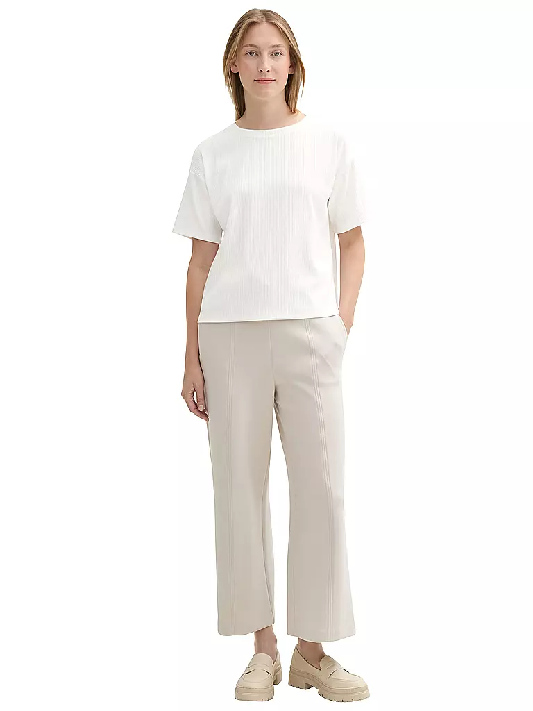 TOM TAILOR T-Shirt weiss