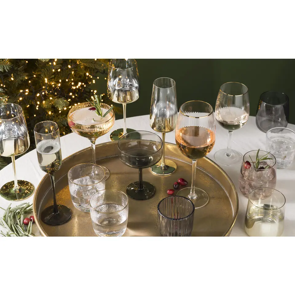 Cocktailglazen Camille - transparant - 280 ml - 2 stuks