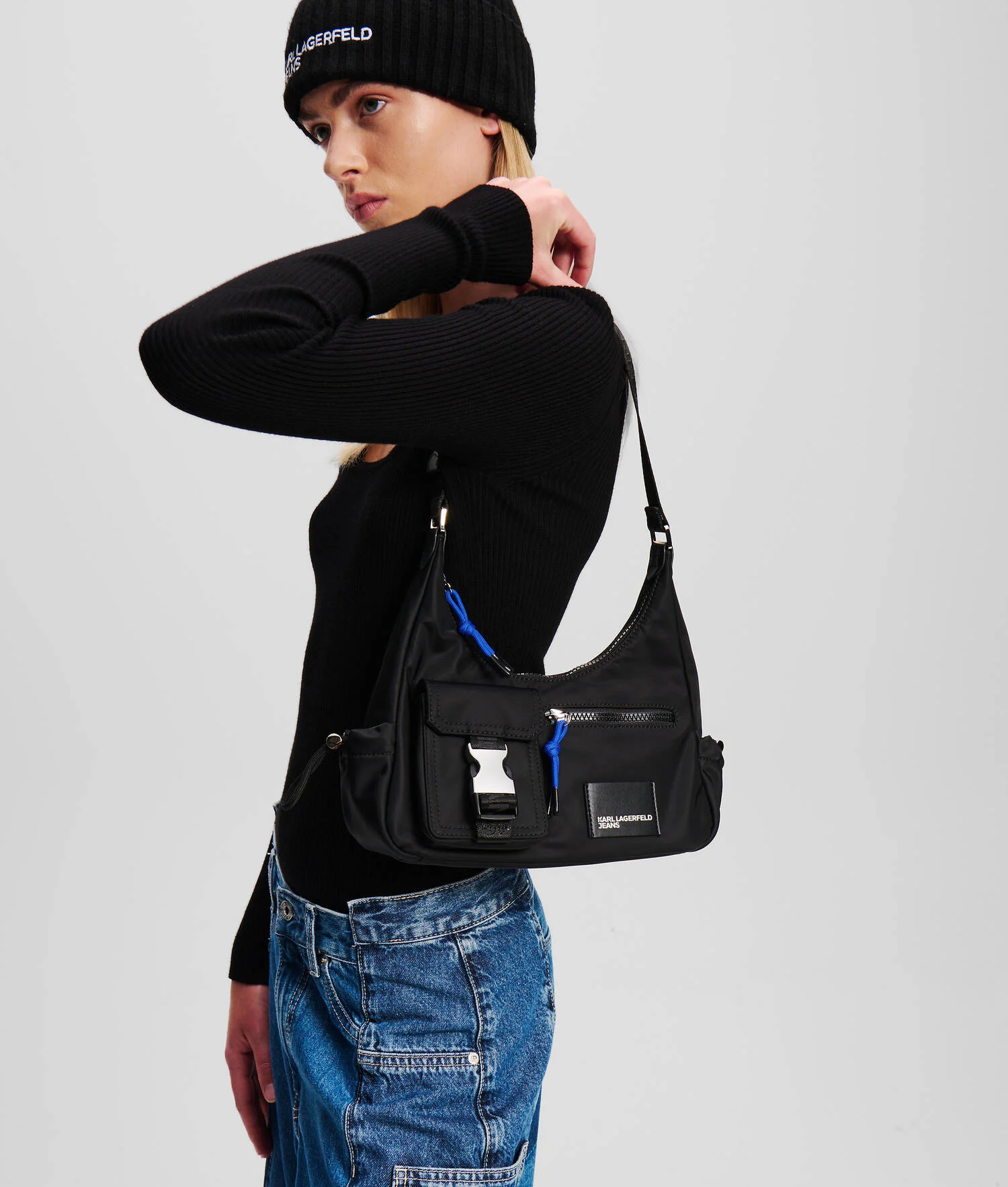 SAC PORTÉ ÉPAULE STYLE URBAIN EN NYLON KLJ