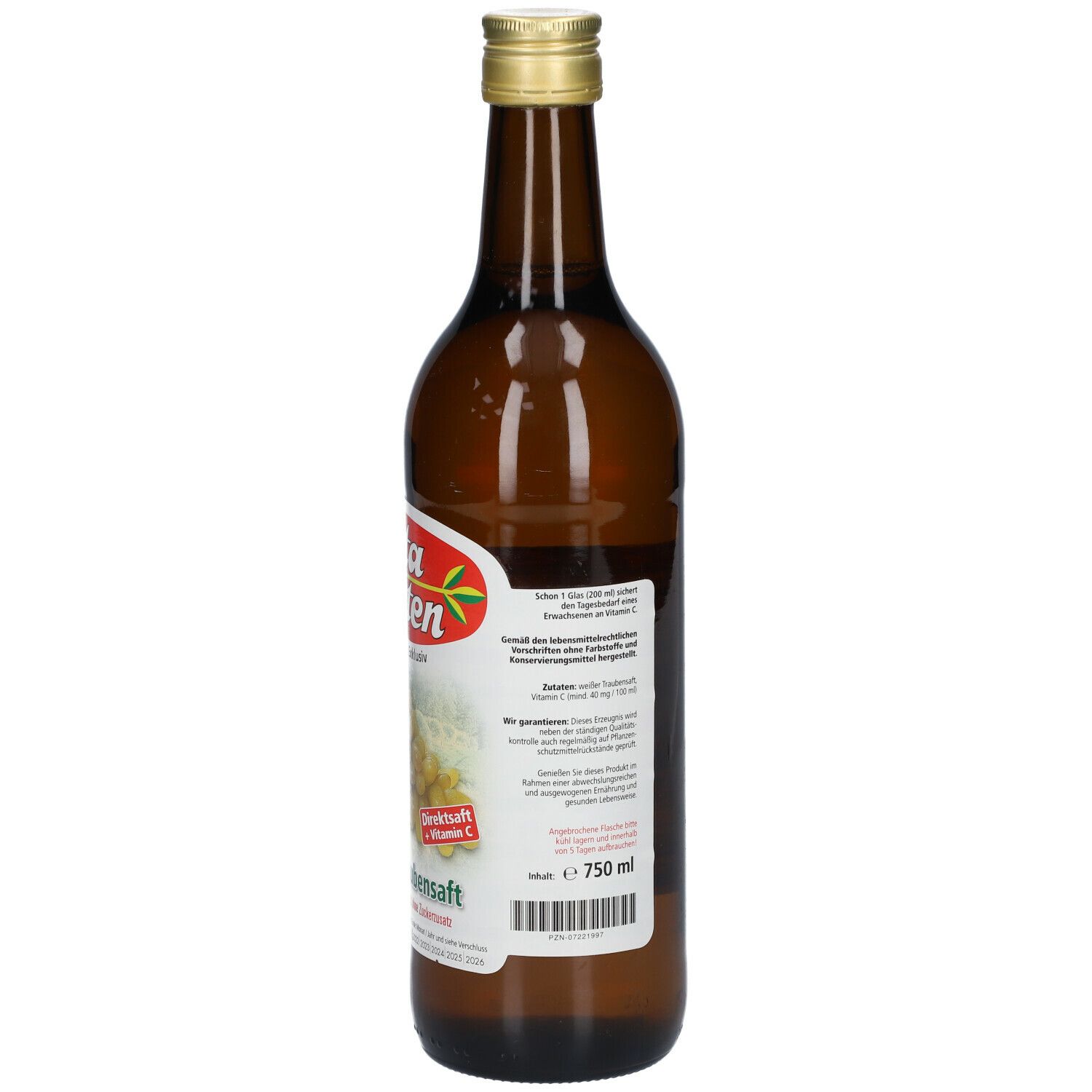 Vitagarten weisser Trauben Saft