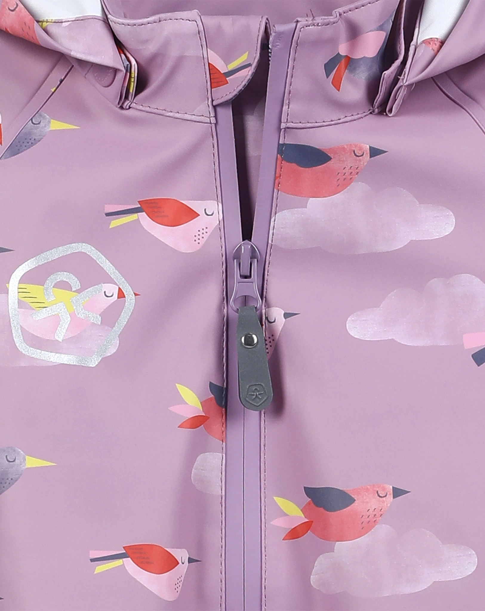 Regen-Overall WOLKENVOGEL in lavender mist