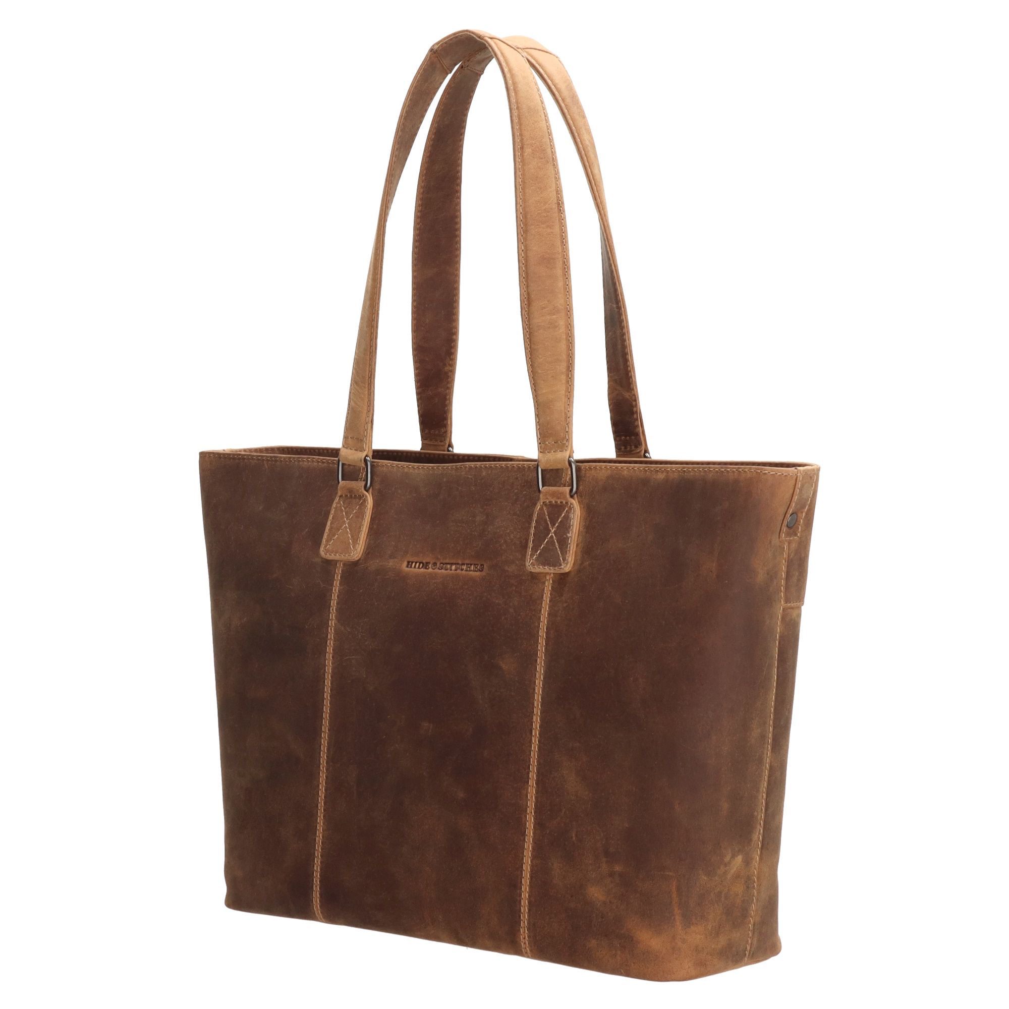 Hide & Stitches Idaho Laptoptas 15,6 inch Bruin
