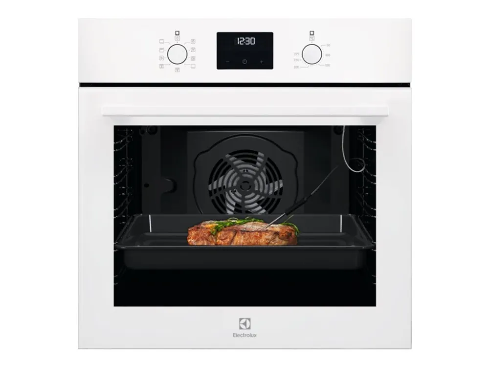 Electrolux SenseCook 600 COB402V - Ovn - til indbygning - niche - bredde: 56 cm - dybde: 55 cm - højde: 59 cm - med selv-rengøring - Klasse A  - hvid