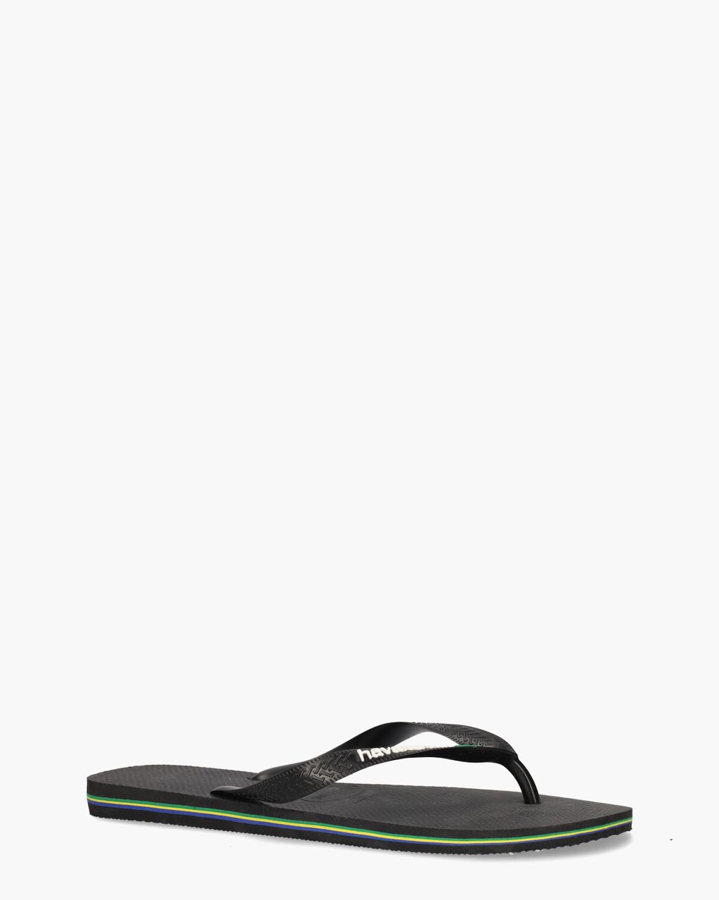 Havaianas Brasil Logo Zwart Herenslippers