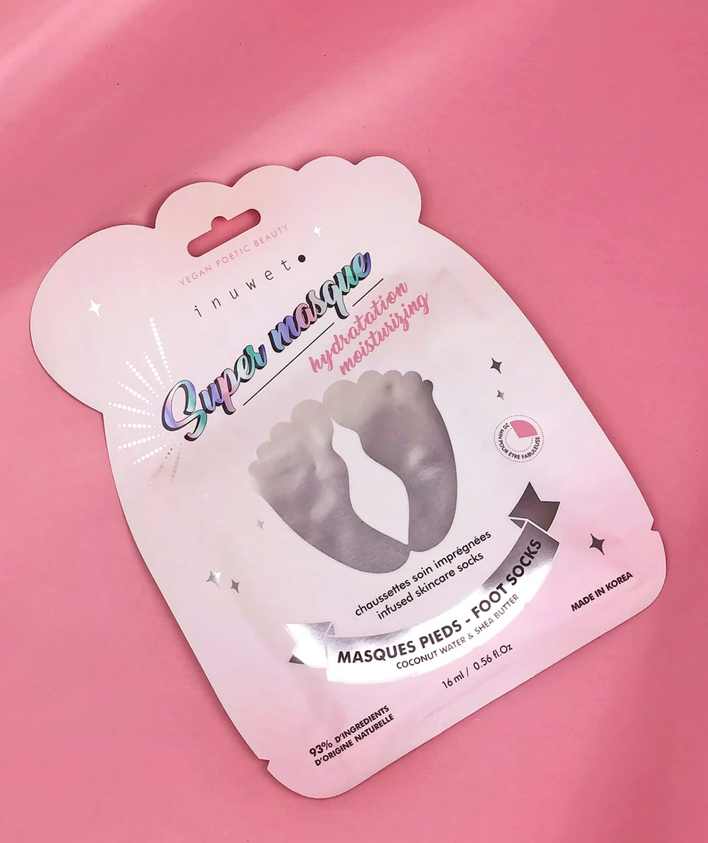 INUWETMASQUE PIEDS HYDRATANTS