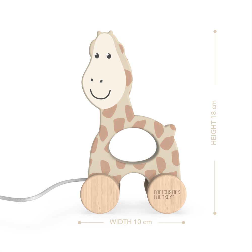 Matchstick Monkey Holz-Nachzieh-Spielzeug