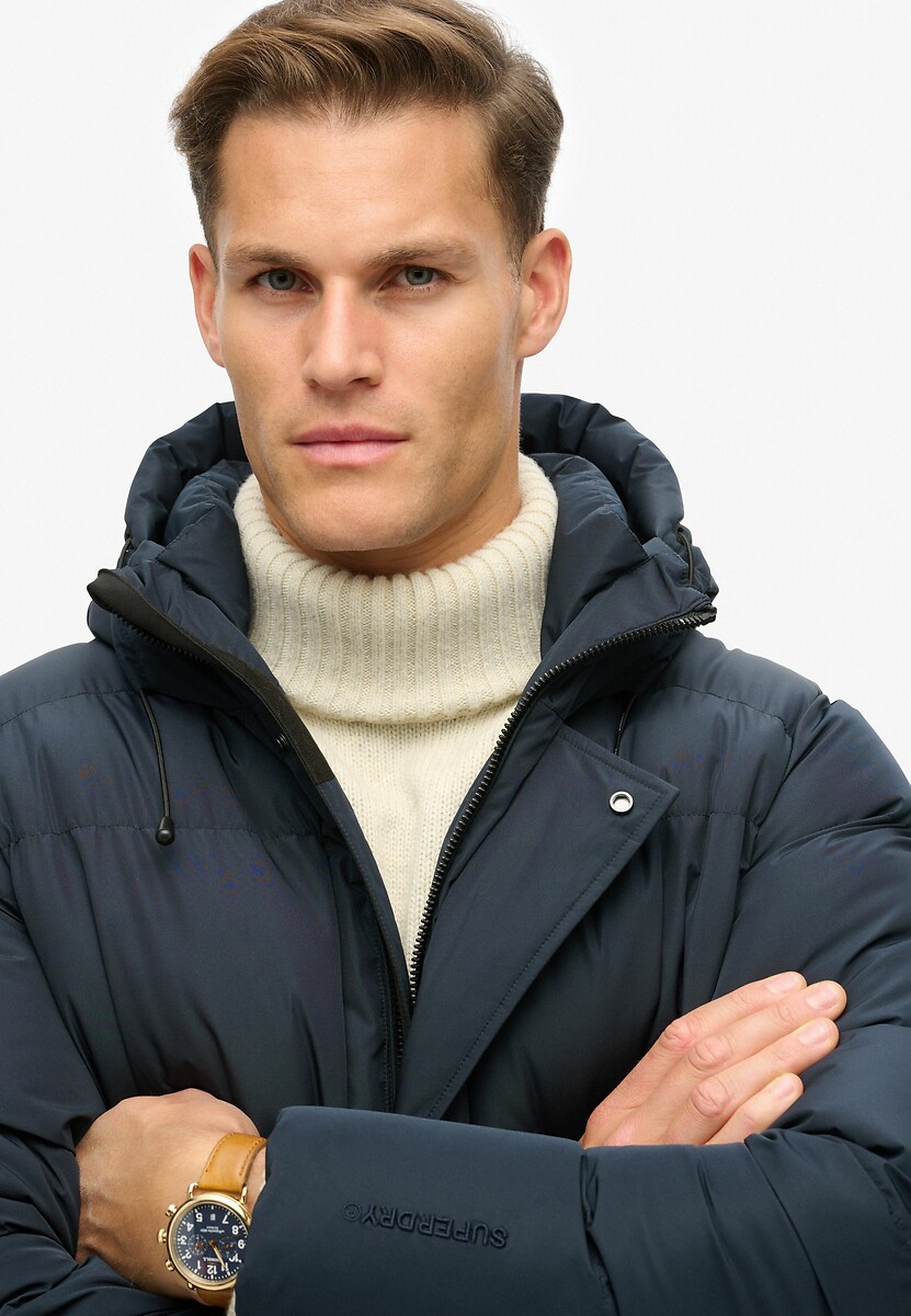 Jaqueta de plumas SUPERDRY com capuz esportivo
