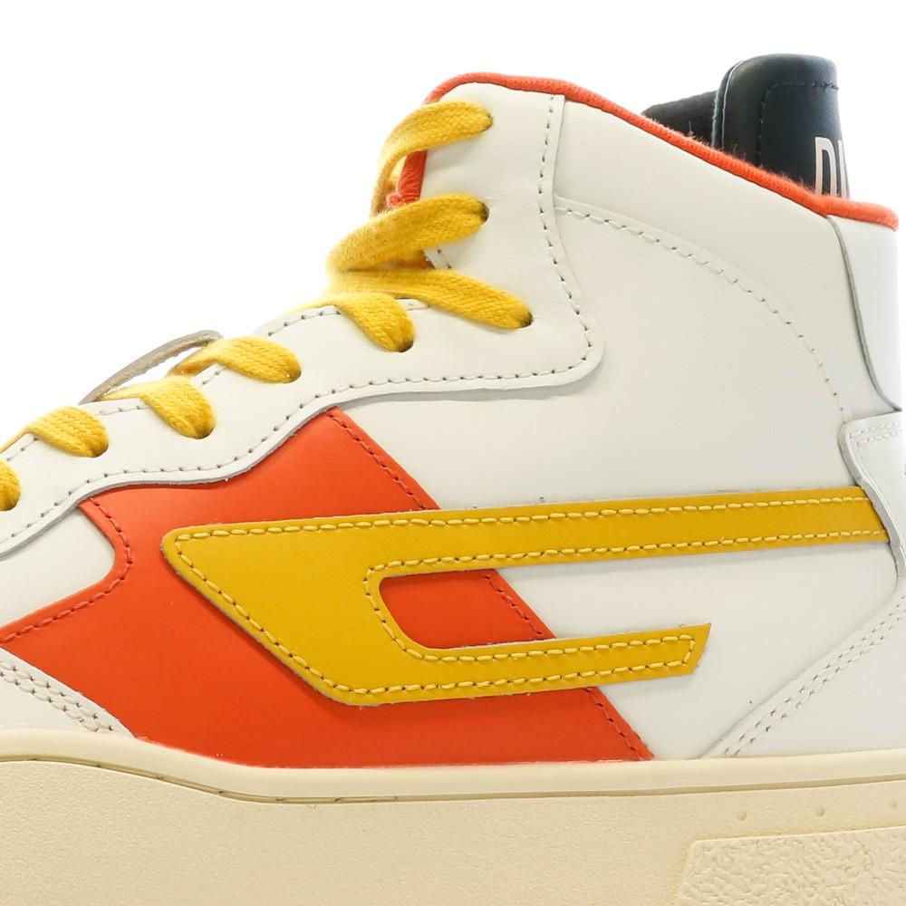 Diesel Baskets Blanche/Jaune Homme Diesel Sukiyo