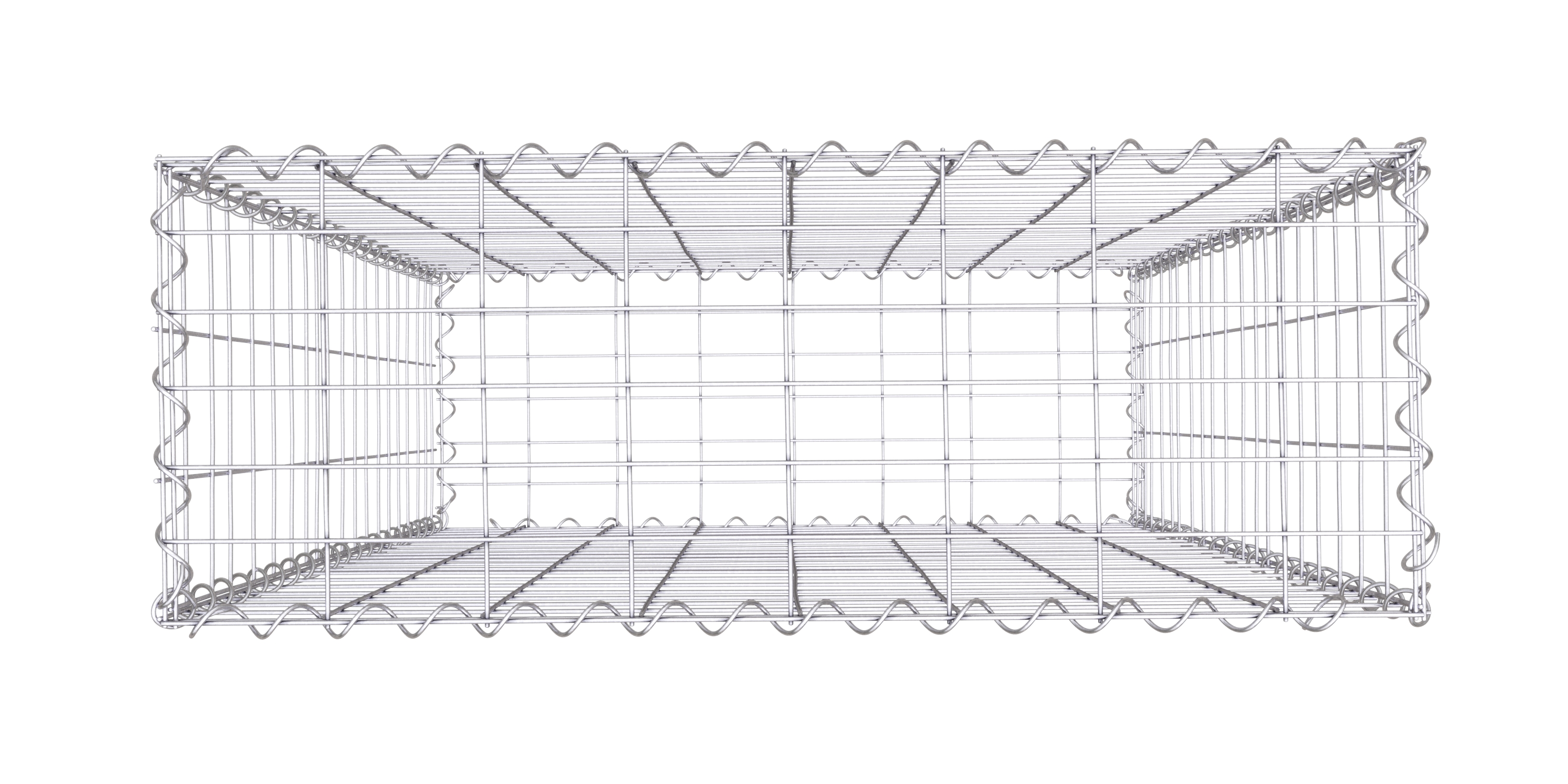 Gabione 80 x 30 x 100 cm