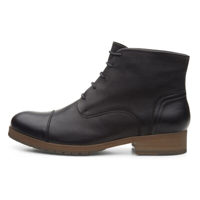 Hoher Herrenschuh Rindleder, Schwarz