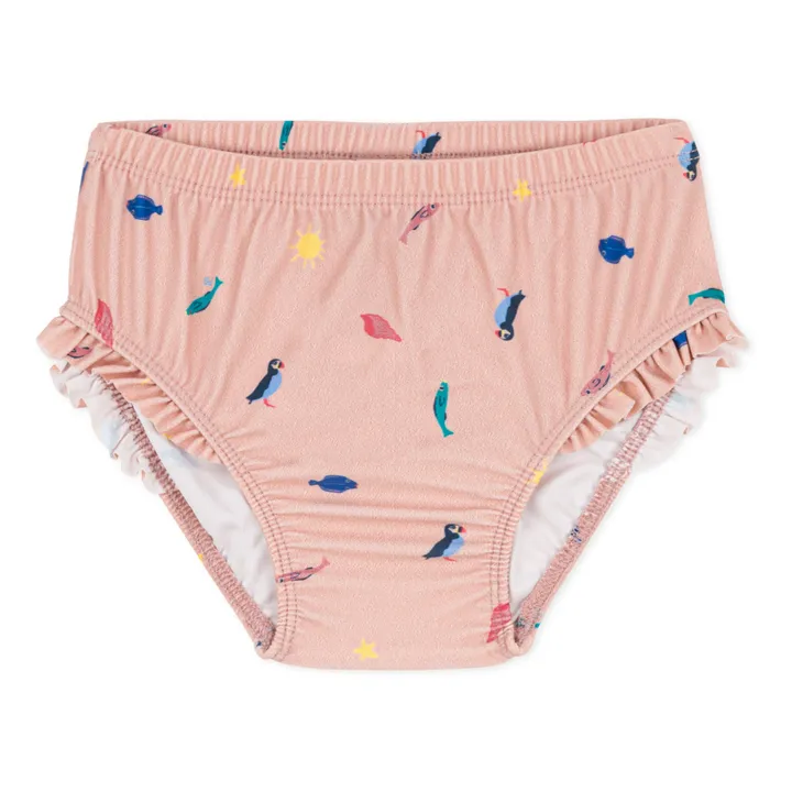 Petit Bateau Culotte de Bain Imprimée Matière Recyclée | Rose