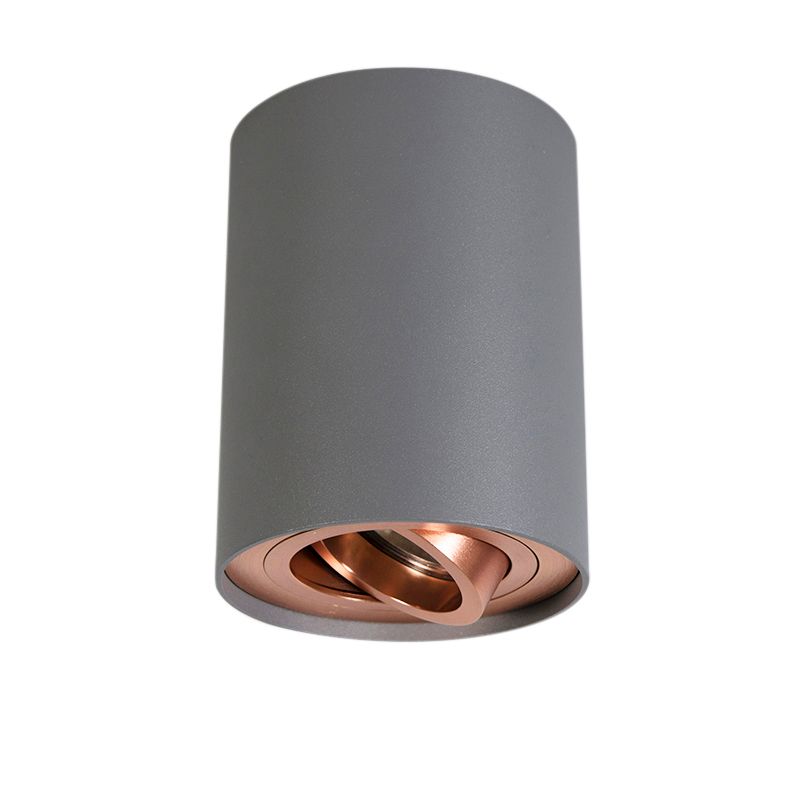 Spot grijs met koper draai- en kantelbaar - Rondoo Up